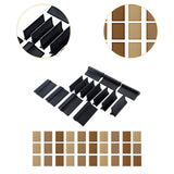 Maxbell Rubber Sand Paper Mat DIY Crafts Easy Use Automobiles Angle Sanding Grips Set With 30 Yellow Paper