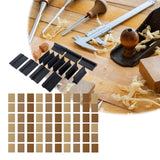 Maxbell Rubber Sand Paper Mat DIY Crafts Easy Use Automobiles Angle Sanding Grips Set With 60 Yellow Paper