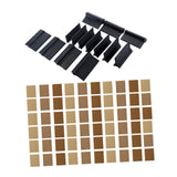 Maxbell Rubber Sand Paper Mat DIY Crafts Easy Use Automobiles Angle Sanding Grips Set With 60 Yellow Paper