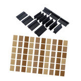 Maxbell Rubber Sand Paper Mat DIY Crafts Easy Use Automobiles Angle Sanding Grips Set With 60 Yellow Paper