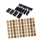 Maxbell Rubber Sand Paper Mat DIY Crafts Easy Use Automobiles Angle Sanding Grips Set With 60 Yellow Paper