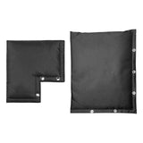 Maxbell Winter Outdoor Faucet Cover Garden Tap Insulated Frostless Faucet Sock Black 30.5 cmx33 cm