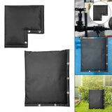 Maxbell Winter Outdoor Faucet Cover Garden Tap Insulated Frostless Faucet Sock Black 30.5 cmx33 cm