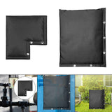 Maxbell Winter Outdoor Faucet Cover Garden Tap Insulated Frostless Faucet Sock Black 30.5 cmx33 cm