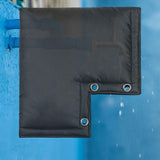 Maxbell Winter Outdoor Faucet Cover Garden Tap Insulated Frostless Faucet Sock Black 30.5 cmx33 cm