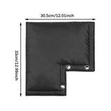 Maxbell Winter Outdoor Faucet Cover Garden Tap Insulated Frostless Faucet Sock Black 30.5 cmx33 cm