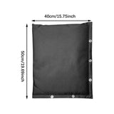 Maxbell Winter Outdoor Faucet Cover Garden Tap Insulated Frostless Faucet Sock Black 40 cmx50 cm