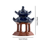 Maxbell Mini Gazebo Ornament Statue Bonsai Decoration for Garden Doll Houses Desktop