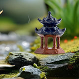 Maxbell Mini Gazebo Ornament Statue Bonsai Decoration for Garden Doll Houses Desktop