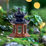 Maxbell Mini Gazebo Ornament Statue Bonsai Decoration for Garden Doll Houses Desktop