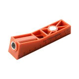 Woodworking Hole Drilling Locator Red for Board Splicing Furniture Repairing Single Pocket