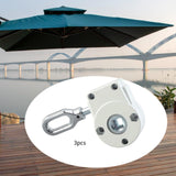 Maxbell 3 Pieces Drive Gear Lawn Manual Crank Gear for Courtyard Outside Rain Canopy