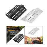 Maxbell BBQ Grill Heat Plate Stainless Steel Grill Burner Cover for Outdoor Camping