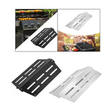 Maxbell BBQ Grill Heat Plate Stainless Steel Grill Burner Cover for Outdoor Camping