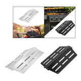 Maxbell BBQ Grill Heat Plate Stainless Steel Grill Burner Cover for Outdoor Camping