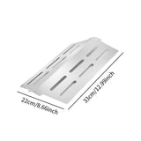 Maxbell BBQ Grill Heat Plate Stainless Steel Grill Burner Cover for Outdoor Camping