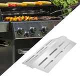 Maxbell BBQ Grill Heat Plate Stainless Steel Grill Burner Cover for Outdoor Camping