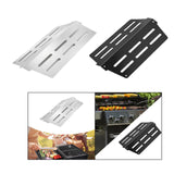 Maxbell BBQ Grill Heat Plate Stainless Steel Grill Burner Cover for Outdoor Camping
