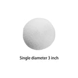Maxbell Pool Scum Absorber Washable Bathtub White Reusable Swimming Pool Filter Ball 2x