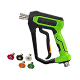 Maxbell Pressure Washer Household Cleaning Fence Driveway Yard Powerful Washing Tool External 22 To 14 With 5 Nozzles