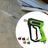 Maxbell Pressure Washer Household Cleaning Fence Driveway Yard Powerful Washing Tool External 22 To 14 With 5 Nozzles