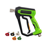 Maxbell Pressure Washer Household Cleaning Fence Driveway Yard Powerful Washing Tool Internal 10mm With 5 Nozzles