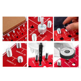 Maxbell Nut and Bolt Thread Checker for DIY Tool Enthusiasts Car Mechanics Plumbers