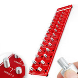 Maxbell Nut and Bolt Thread Checker for DIY Tool Enthusiasts Car Mechanics Plumbers