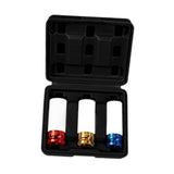 1/2-inch Thin Wall Impact Deep Lug Nut Socket Set Wheel Protector Color Coded Black Box