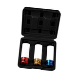 1/2-inch Thin Wall Impact Deep Lug Nut Socket Set Wheel Protector Color Coded Black Box