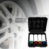 1/2-inch Thin Wall Impact Deep Lug Nut Socket Set Wheel Protector Color Coded Black Box