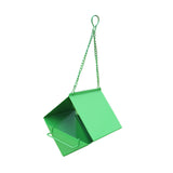 Maxbell Outdoor Hanging Bird Feeder for Cardinals Finch Rainproof Square Shaped Green