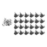 Maxbell 24x Intruder Deterrent Fence Wall Spikes Metal for Home Security Improvement