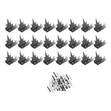 Maxbell 24x Intruder Deterrent Fence Wall Spikes Metal for Home Security Improvement