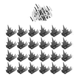 Maxbell 24x Intruder Deterrent Fence Wall Spikes Metal for Home Security Improvement