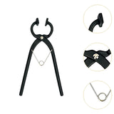Maxbell Flat Pliers Press Flatten Pliers Stainless Steel Pliers Leather Press Pliers