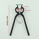 Maxbell Flat Pliers Press Flatten Pliers Stainless Steel Pliers Leather Press Pliers