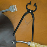 Maxbell Flat Pliers Press Flatten Pliers Stainless Steel Pliers Leather Press Pliers