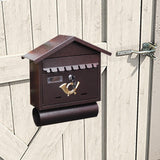 Maxbell Wall Mounted Mailbox Suggestion Box Office Residential Gate Newspaper Holder