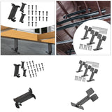 Roof Riser Beam Bracket Spare Part Patio High Strength Garage Beam Mount Kit 10cmx7cmx14cm 3Pcs