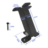 Roof Riser Beam Bracket Spare Part Patio High Strength Garage Beam Mount Kit 10cmx7cmx14cm 3Pcs