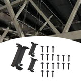 Roof Riser Beam Bracket Spare Part Patio High Strength Garage Beam Mount Kit 10cmx7cmx14cm 3Pcs