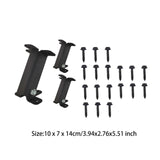 Roof Riser Beam Bracket Spare Part Patio High Strength Garage Beam Mount Kit 10cmx7cmx14cm 3Pcs