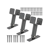 Roof Riser Beam Bracket Spare Part Patio High Strength Garage Beam Mount Kit 20.8cmx10cmx14.7cm 3Pcs