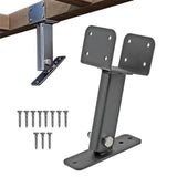 Roof Riser Beam Bracket Spare Part Patio High Strength Garage Beam Mount Kit 20.8cmx10cmx14.7cm 1Pc