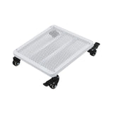 Maxbell Movable Plantpot Tray Heavy Duty Pot Trolley for Patio Indoor Outdoor Garden White