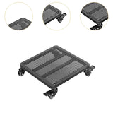 Maxbell Movable Plantpot Tray Heavy Duty Pot Trolley for Patio Indoor Outdoor Garden Black