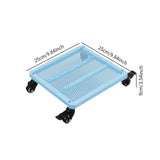 Maxbell Movable Plantpot Tray Heavy Duty Pot Trolley for Patio Indoor Outdoor Garden Blue