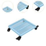 Maxbell Movable Plantpot Tray Heavy Duty Pot Trolley for Patio Indoor Outdoor Garden Blue