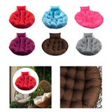 Hanging Chair Cushion Round Seat Cushion Pillow for Living Room Garden Patio Red